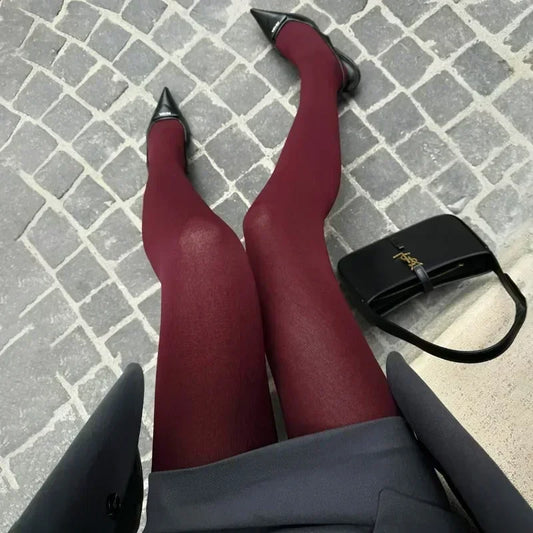 Classic Opaque Tights – Deep Colour & Matte Finish